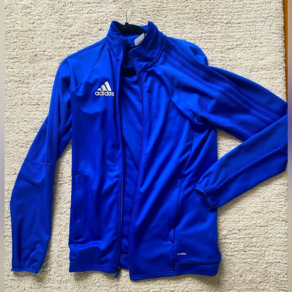 Adidas zip up light climalite sport jacket